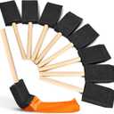 Foam Paint Brushes, 1.6 Inch, 8 Count, Sponge Paint Brush, Foam Brushes for Painting & Staining, Craft & Art Paint Sponges
