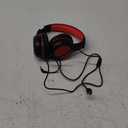 EarFun Kids Headphones Wired with Microphone, 85/94dB Volume Limit Headphones for Kids, Portable Wired Headphone with Shareport, Stereo Sound Foldable Headset for School/Tablet/iPad/Kindle, Black Red