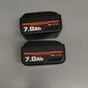 2Packs WA3520 20V 7.0Ah Li-ion Battery Replacement for Worx Battery 20V Lithium WA3525 WA3575 WA3578 Compatible with Worx 20V WG151s WG155s WG251s WG890 WG891 Cordless Tools