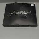 FreshCulture Elastic Wrap Around Bed Skirt - Easy Fit with 15-Inch Tailored Drop, Hotel Quality Dust Ruffle for Full Size Bed (Black)