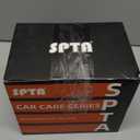 SPTA 10 Pcs Detailing Set, 5Pc 5 inch Buffing Polishing Pads, 1 Microfiber Finish Pad, 1-16 oz Polishing Cleaner, 1 Conditioning Brush, 2-16"*16" Microfiber Towel. for Dual Action and Rotary Polishers