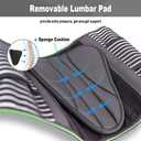 YAHA Back Brace for Lower Back Pain Relief for Women/Men with Lumbar Pad, Back Support Belt with 7 Stays for Heavy Lifting, Sedentariness, Breathable Lumbar Support for Herniated Disc, Sciatica -(Black, L)