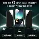 Designed for iPhone 13 Case, Compatible with MagSafe, with Privacy Screen Protectors X2, [Camera Protection] [15FT Military Drop Protection] Shockproof Phone Case, 6.1", Alpine Green