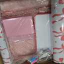 14 PCS Pink Locker Accessories Kit Back to School Locker Decorations Supplies for Girls with Locker Shelf Magnetic Wallpaper Whiteboard Mirror Organizer Markers Rug String Lights and Cute Bow Magnet