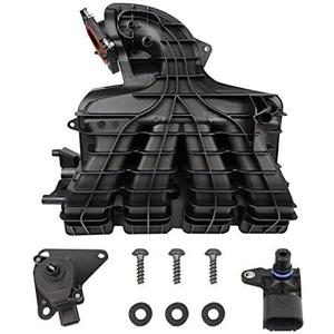 MITZONE Intake Manifold w/Runner Control Valve & Air Pressure Sensor Compatible with 09-17 Dodge Journey Avenger/Jeep Compass Patriot/Chrysler Sebring 1.8L 2.0L 2.4L Part# 4884495AK 4884495AH 911-902