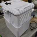 Swamp Cooler, Portable Air Conditioners with 3 wind Modes, 3 Speeds, 3.5-Gallon Water Tank for Evaporative Air Cooler Long Cooling, 45 dB Windowless Air Conditioner 120 Oscillation 4 Ice Packs, 60 inches x 60 inches x 85 inches