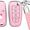 ACEBOY for Ford Key Fob Cover,Soft TPU Case for 2017-2025 Bronco F150 F250 F350 F450 F550 Mustang Explorer Escaper Edge Focus