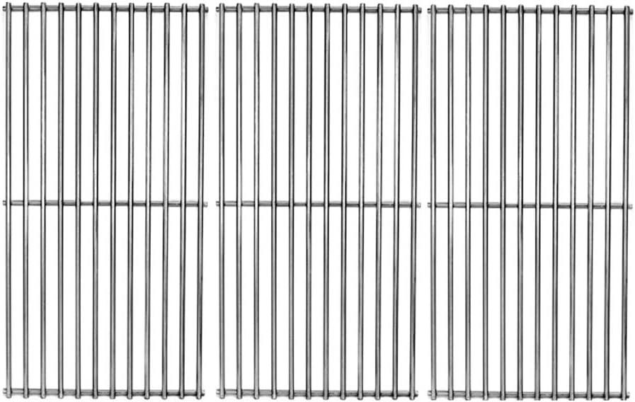 S6175C (3-Pack) 19 1/6" Stainless Steel Cooking Grid Grates Replacement for Brinkmann 810-1750-S, 810-1751-S, 810-3551-0