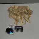 REECHO Invisible Wire Hair Extensions with Thinner Softer Lace Weft (Blonde, 12 Inch (Pack of 1))