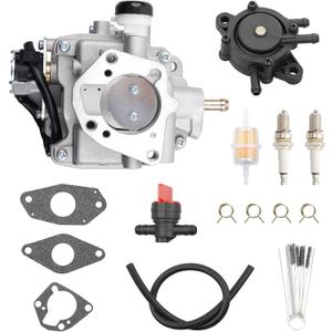 Carburetor Compatible with Kohler CH18 CH20 CH22 CH620 CH640 CH680 Engines, Replaces 24-853-43-S, 24-853-59-S, 24-853-255-S, 24-853-309-S, 24-853-305-S, Tune Up Kit Includes Fuel Pump & Spark Plug