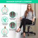 Seat Cushion for Office Chair,Memory Foam Seat Cushion,Tailbone,Sciatica,Lower Back Pain Relief,Chair Cushion for Car,Wheelchair,Computer and Desk Chair