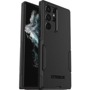 OtterBox Galaxy S22 Ultra Commuter Series Case - Black, Slim & Tough, Pocket-Friendly, with Port Protection