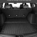RDX Floor Mats and Cargo Liner for 2019-2025 2026 Acura RDX, Custom Fit All Weather Floor Mats and Trunk Mat for Acura RDX Front & Rear Row Full Set (Thicker) 2026 2025 2024 2023 2022 2021 2020 2019