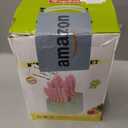 Kitchen Knife Set Non Stick Knives with Block, Serrated Steak Knife, Chef Knife, Bread Knife, Scissors, Sharpener, 14Pcs Stainless Steel Ultra-Sharp Cutlery Block Sets with Titanium Coated Blade (White)