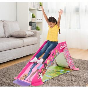 Pop2Play Barbie Indoor Slide for Toddlers Safe and Sturdy for Kids Up to 50 Lbs Easy to Store Pop Up Slides Multicolored Pop2Play Barbie Indoor Slide for Toddlers Safe and Sturdy for Kids Up to 50 Lbs Easy to Store Pop Up Slides Multicolored