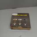 Portable LED Mushroom Table Lamp, Cordless Desk Night Light with 5200mAh Rechargeable Battery, Stepless Dimming Small Lamp with 3 Colors and Brightness Control for Bedroom/Bar/Coffee shop (Silver)