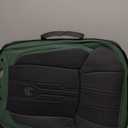 AOOG Front Seat Covers, Car Seat Covers Front Seats, Leather Seat Covers for Cars, Waterproof Seat Covers with Lumbar Support Universal Fit for Most Cars, SUV Trucks(Front Pair, Green&Black)