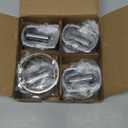 NewYall Set of 4 Engine Piston with Pin and Rings for Hyundai Accent/Veloster 1.6L 2012-2017, Rio/Soul 1.6L 2012-2017