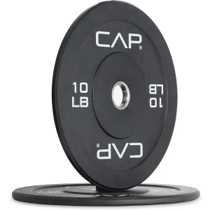 CAP Barbell Rubber Olympic Bumper Plate | Multiple Options/Colors, Set of 10lb Plates