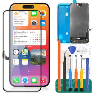 TFT for iPhone 15 Screen Replacement for iPhone 15 LCD Digitizer Repair Kits for iPhone 15 Touch Screen Display Assembly Replacement A3090 A2846 A3089 A3092(Not Original)