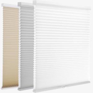 MYshade 1.5-Inch Cellular Cordless Light Filtering Shades, Honeycomb Window Blinds for Soft Daylight & Privacy, Thermal Insulation, Child Safe, Inside or Outside Mount (39" W x 64" H, White)