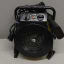 Greenhouse Heater with Thermostat, 1500W Outdoor Heaters for Patio, Fast Heating, Overheat Protection, Electric Space Heaters for Greenhouse, Grow Tent, Patio, Garage, IndoorSilver