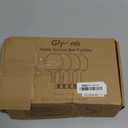 Glymnis Ping Pong Paddles Set Table Tennis Rackets with Balls, Storage Case for Indoor Outdoor Table Tennis Paddle Game Accessories