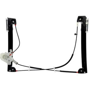 748-601 Power Window Regulator with Motor Front Left Driver Side for Mini Cooper 2002 2003 2004 2005,1.6L, OE 51337039451 67626910375 67626937657 67626954891 67626955875