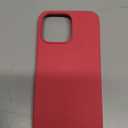 ORNARTO Compatible with iPhone 15 Pro Max Case 6.7", Slim Liquid Silicone 3 Layers Soft Gel Rubber Shockproof Protective Phone Case with Anti-Scratch Microfiber Lining-Desert Rose