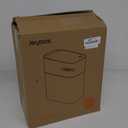 JOYBOS Trash Can with Lid Automatic Garbage Can, 3.8 Gallon Slim Small White Plastic Smart Trash Bin, Narrow Motion Sensor for Bedroom, Bathroom, Toilet Office