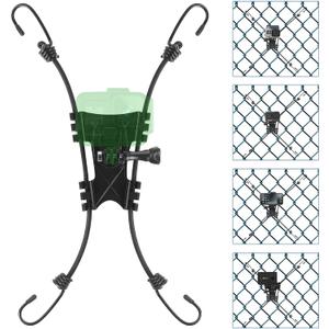Net/Fence Mount Camera Backstop Compatible with GoPro Action Cameras and One X2,Smart Phones,Mevo Start, and Other Action Cameras for Softball, Tennis,Baseball, and Football Games Recording