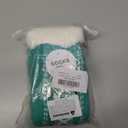 Slipper Socks Valentine for Women Men Couple, Fuzzy Cashmere Fleece Lined Socks, Ultra-Thick Warm Non-Slip Silicone Grips for Indoor Home, Cozy Winter (Green)