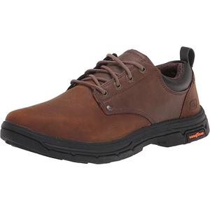 Skechers USA Men's Segment 2.0 Goodyear Rubber Low Profile Round Toe Lace Up Oxford, Brown, 10.5