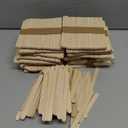 WISYOK 1000 Pcs Wooden Popsicle Sticks for Crafts, 4.5 Inch Wooden Craft Sticks, Wide Lollipop Sticks, Treat Sticks Ice Pop Sticks for Home Art Projects