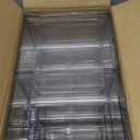 Plastic Drawers Storage, 6 Pack Clear Stackable Storage Drawers, Acrylic Storage Bins with Drawers for Fridge Organizers, Small PlasticDrawers Stackable for Makeup Organizers Cosmetic Display