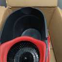 O-Cedar EasyWring Microfiber Spin Mop, Bucket Floor Cleaning System, Red, Gray, Standard