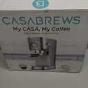 CASABREWS CM5418 Espresso Machine 20 Bar, Compact Espresso Maker with Steam Milk Frother, Stainless Steel Coffee Machine with 34oz Removable Water Tank for Cappuccino, Gift for Women or Men, Silver