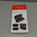 daydayup Switch Carrying Case Compatible with Nintendo Switch 2, with 24 Games Cartridges Protective Hard Shell Travel Carrying Pouch for Console & Accessories Playstation Vita Case (Black)