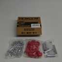 Ezgo RXV Front Bushing Kit with Screws, Golf Cart Front A ARM Polyurethane Bushings and Sleeves for 2008-Up EZGO RXV Electric and Gas, GolfCart Suspension Replace Parts 608086 601340 602085