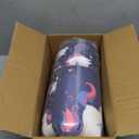 MeMoreCool Kids Folding Couch – Purple Unicorn Toddler Chair, Fold-Out 2-in-1 Sofa Bed Comfy Foam Seating, Washable Cover, Armrests & Side Pocket for Playroom or Nursery Ages 1–3