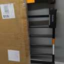 BABELIO Baby Gate for Doorways and Stairs, 26-31" Pet Gate with Wide Walk Thru Door and Lock Indicator, No Drill Pressure Mounted Safety Gate with Double Lock and Self-Closing, Black