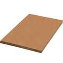 Top Pack Supply Corrugated Cardboard Sheets, 36" x 72", Kraft, Pack of 5
