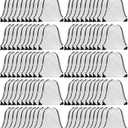 GoodtoU Drawstring Backpack Bulk, 100 Pcs Draw String Bags Cinch Bag Gym Sackpack Drawstring Bags for Women Men, White