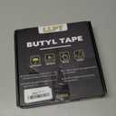 LLPT Butyl Tape White 1 Inch x 33Ft Tight Seal for Leak Proof EPDM RV Repair Window Glass Boat Sealing Roof Pipe Patching(WST233)