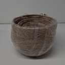 LA JOLIE MUSE Natural Seagrass Large Planter, Plant Pots Cover, Indoor Planters Flower Pots, 13.5+12+9 inch Pack 3, Brown