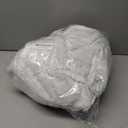 Konsait Plush Christmas Tree Skirt - Round Snow White Xmas Tree Mat Base Cover for Holiday Home Decorations,59Inch/150CM