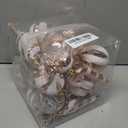 Christmas Ball Ornaments Set Shatterproof Christmas Tree Ornaments 24 PCS Painted Shaped Styles Xmas Tree for Holiday Decor,Rose Gold