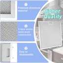 2-Pack WA0575 Range Hood Filter 14.4"x13.5"x0.35" Replacement Compatible with Vissani 30-inch Pyramid or Wall Mount Hood, 5-Layer Aluminum Mesh Grease Filter