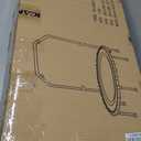 BCAN 40"/48" Mini Rebounder Trampoline for Adults with Bar, 450/550LBS Fitness Trampoline with Bungees, Adjustable Handle, Stable & Quiet, Indoor Outdoor, Whole-Body Workout & Relaxation at Home