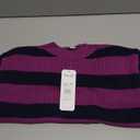 Splendid Girls' Cozy Stripe Sweater, Tourmaline/Navy Size 8
